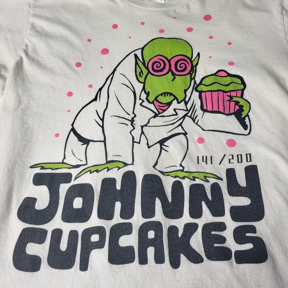 Johnny Cupcakes Alien Graphic Tee. Size Medium